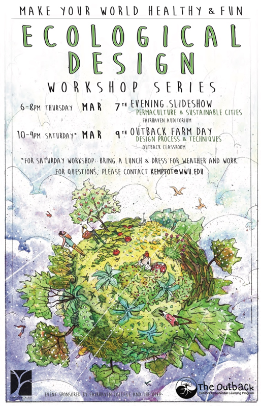 Ecological design workshop series poster